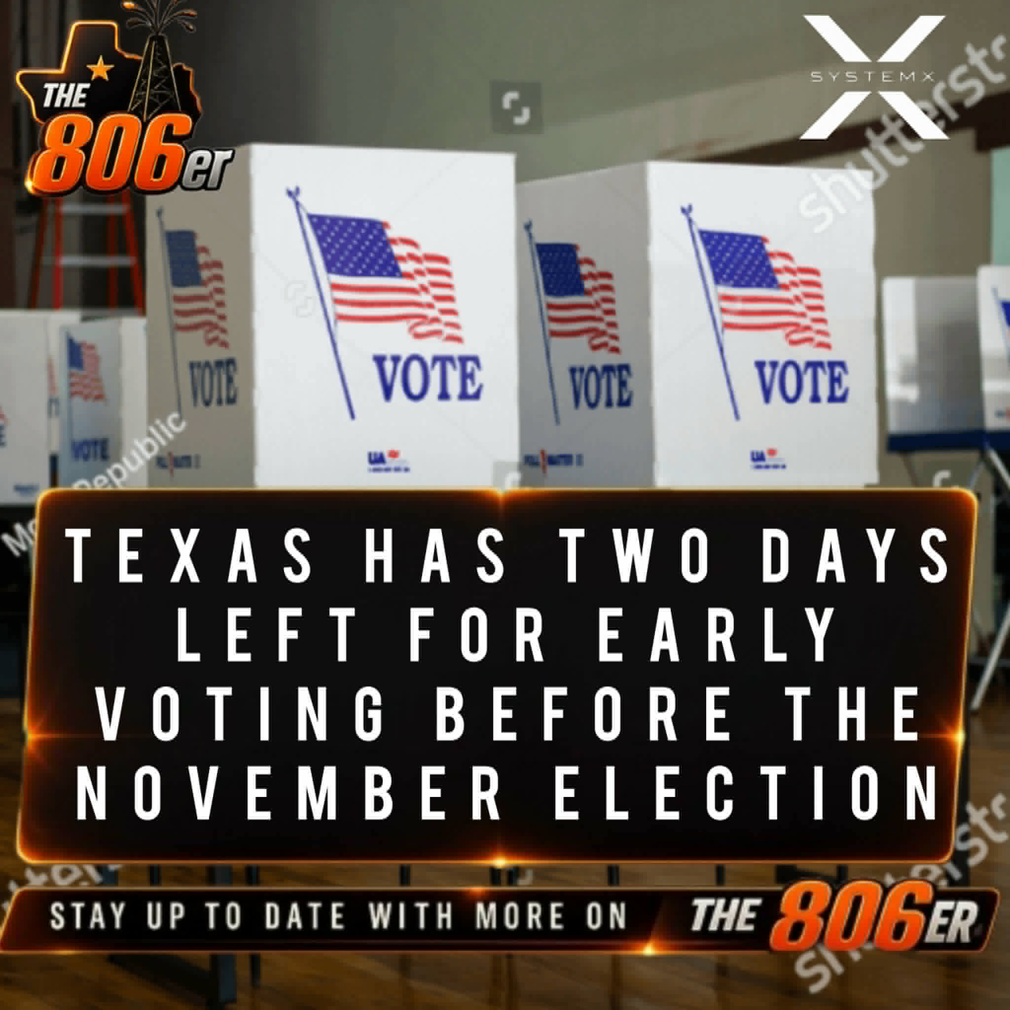 Texas Has Two Days Left for Early Voting Before the November Election