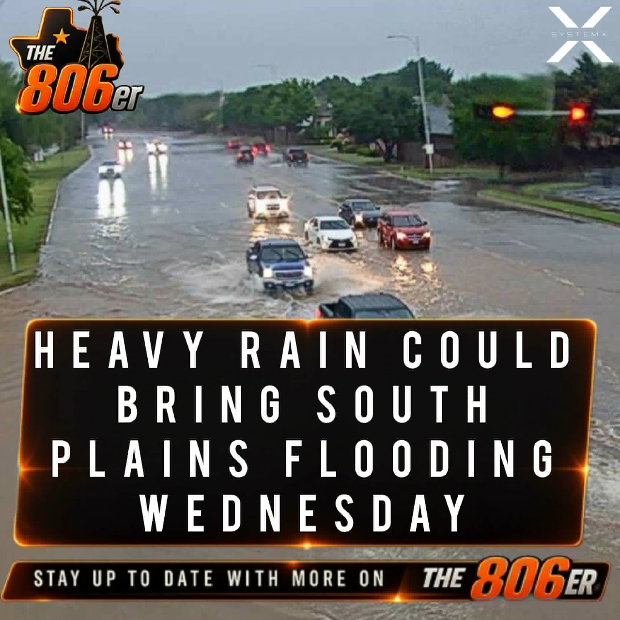 Heavy Rain Could Bring South Plains Flooding Wednesday