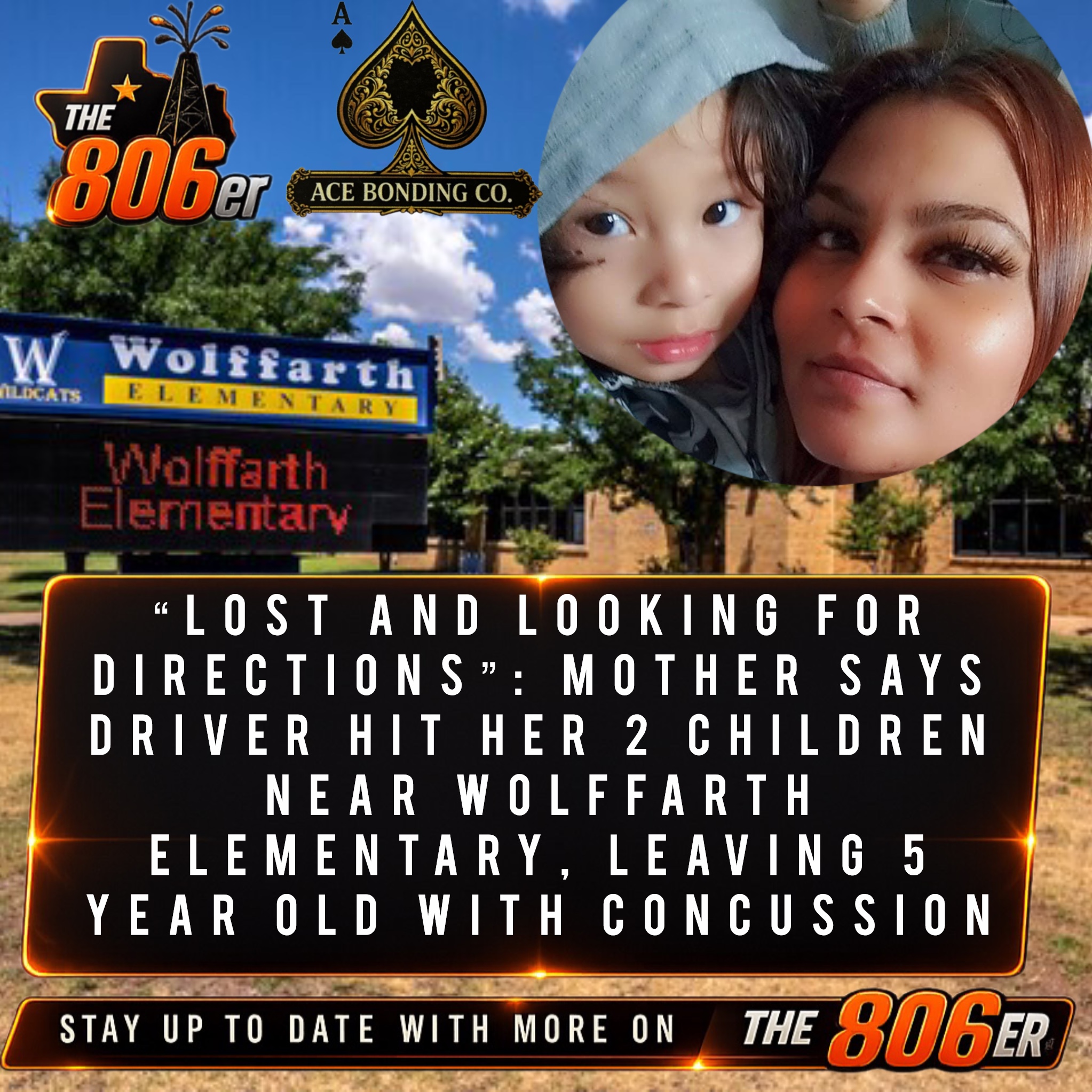 “Lost and Looking for Directions”: Mother Says Driver Hit Her 2 Children Near Wolffarth Elementary, Leaving 5 Year Old With Concussion