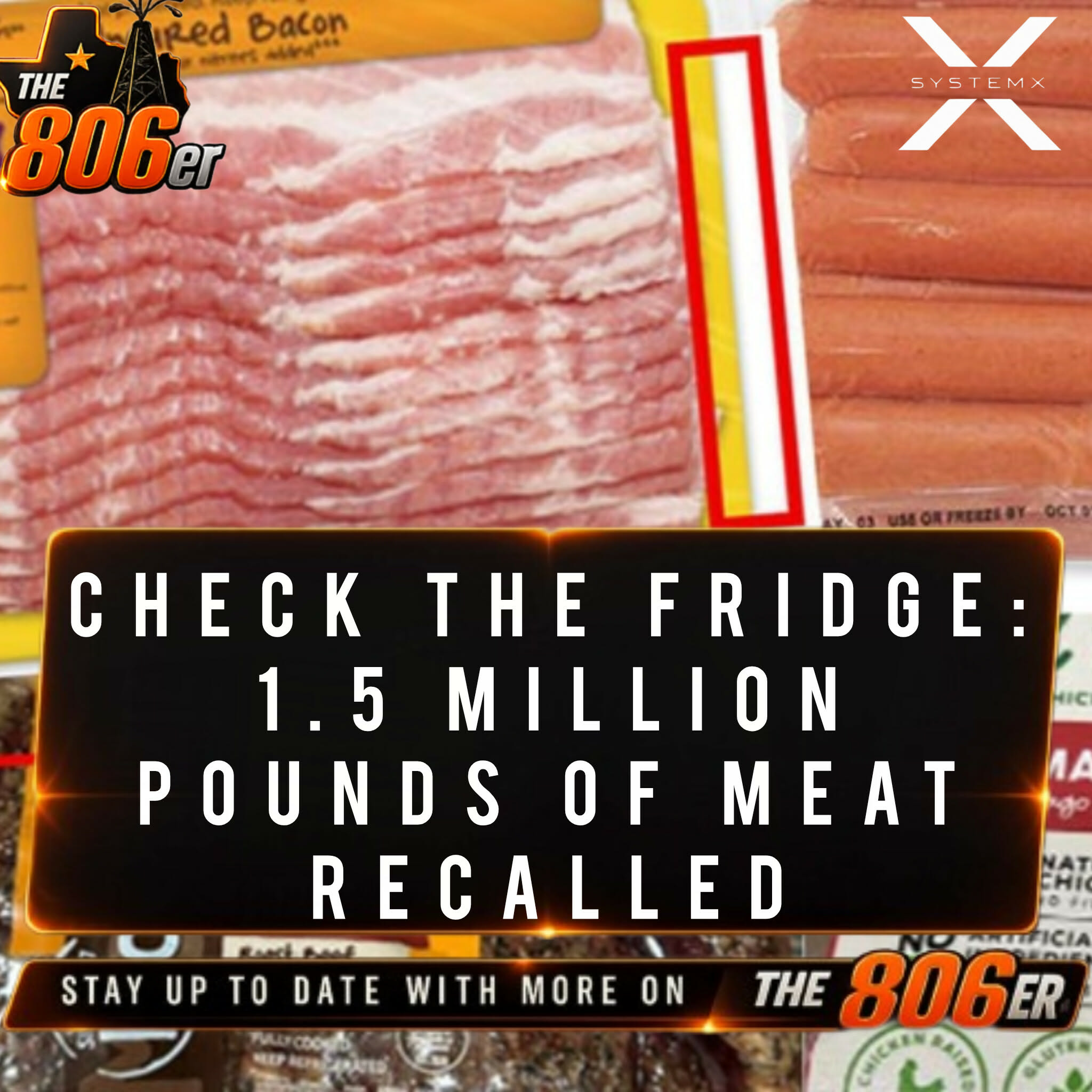 Check the Fridge: 1.5 Million Pounds of Meat Recalled