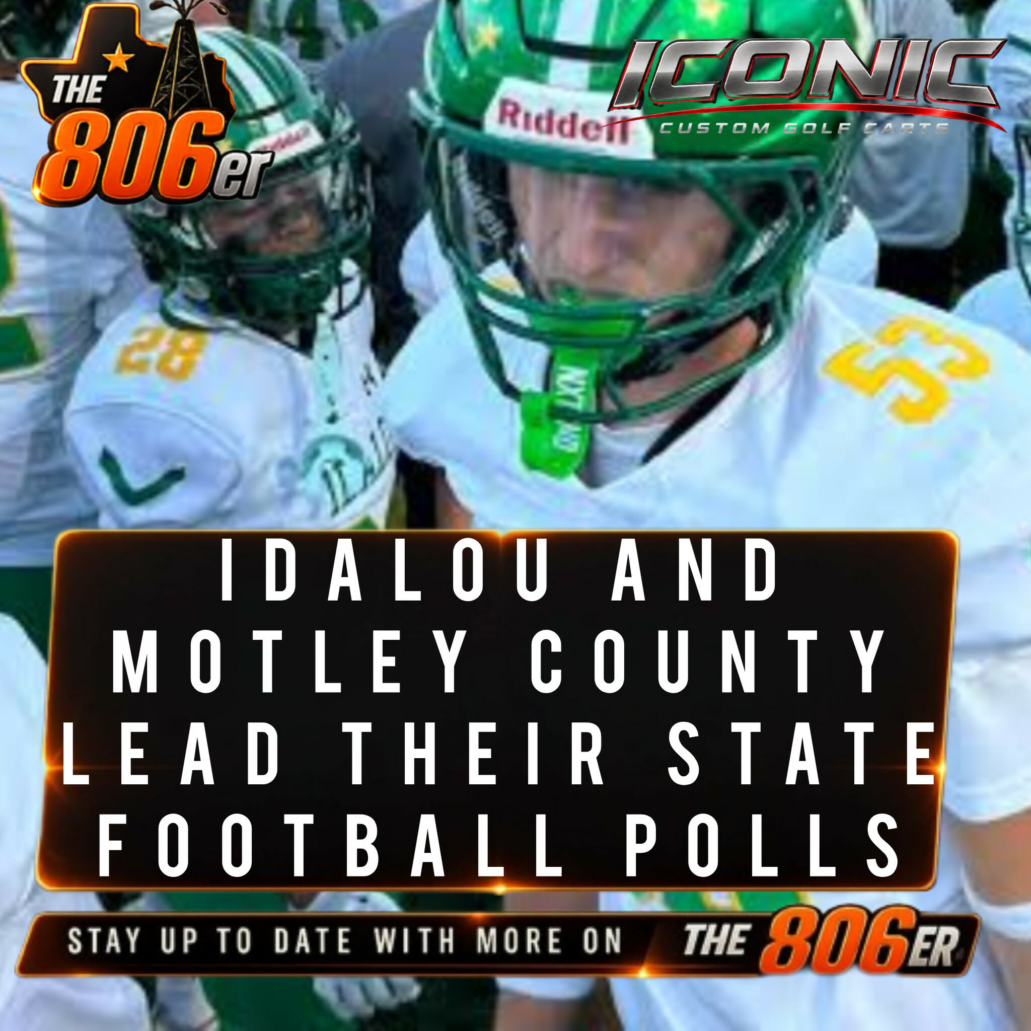 Idalou and Motley County Lead Their State Football Polls