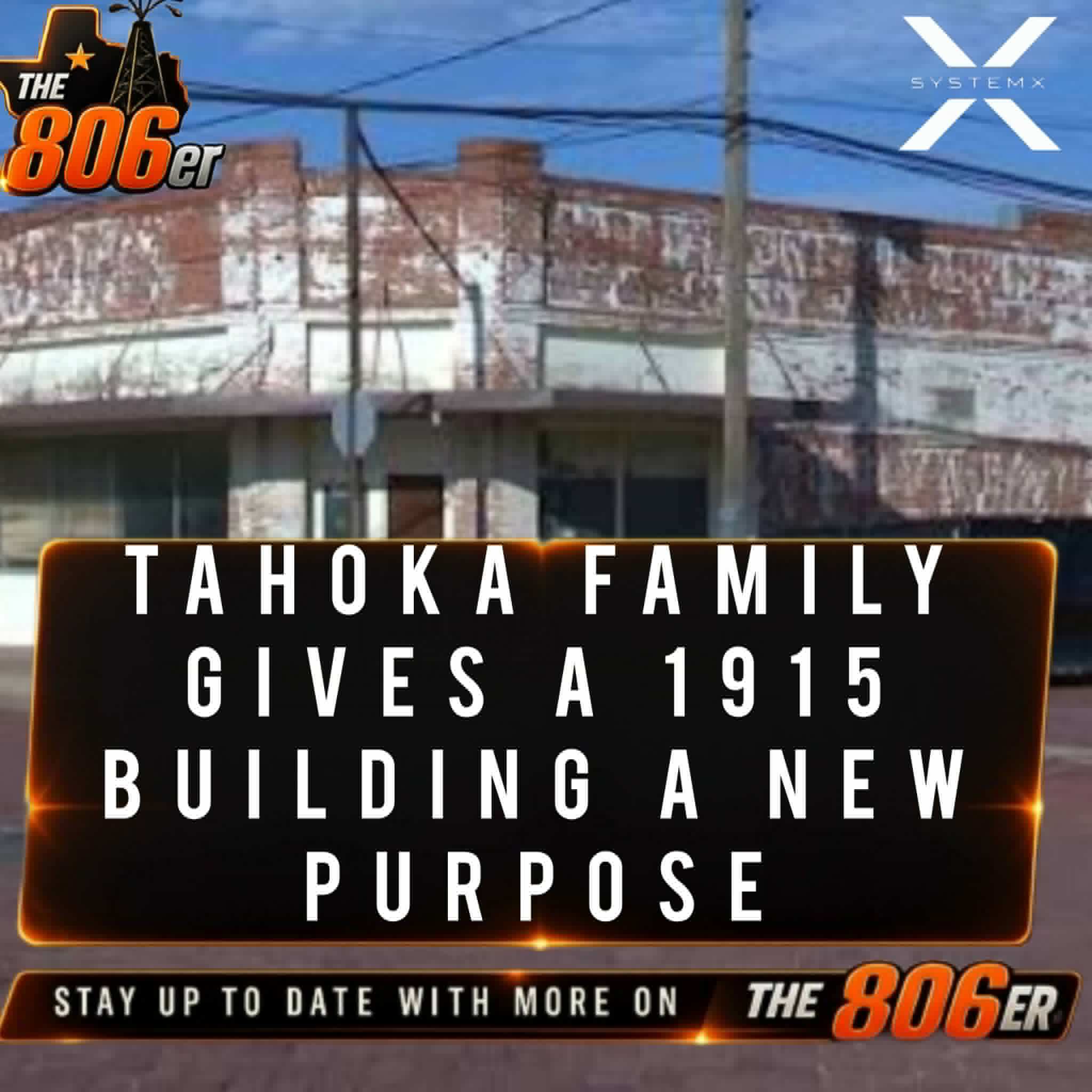 Tahoka Family Gives a 1915 Building a New Purpose
