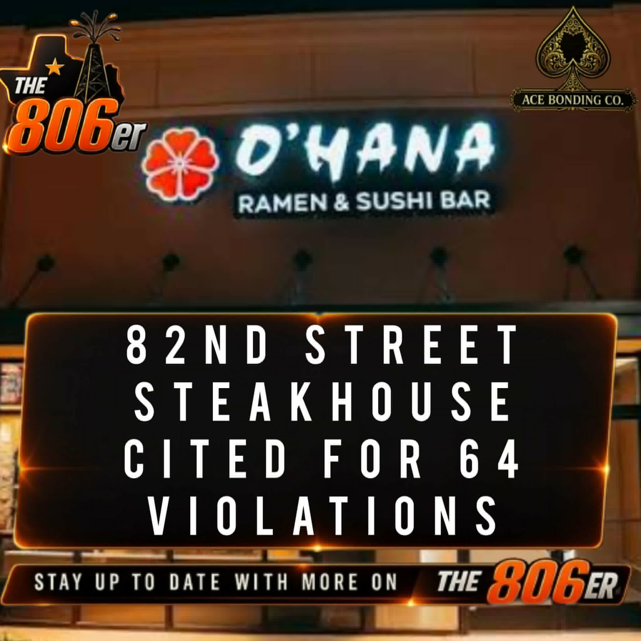82nd Street Steakhouse Cited for 64 Violations