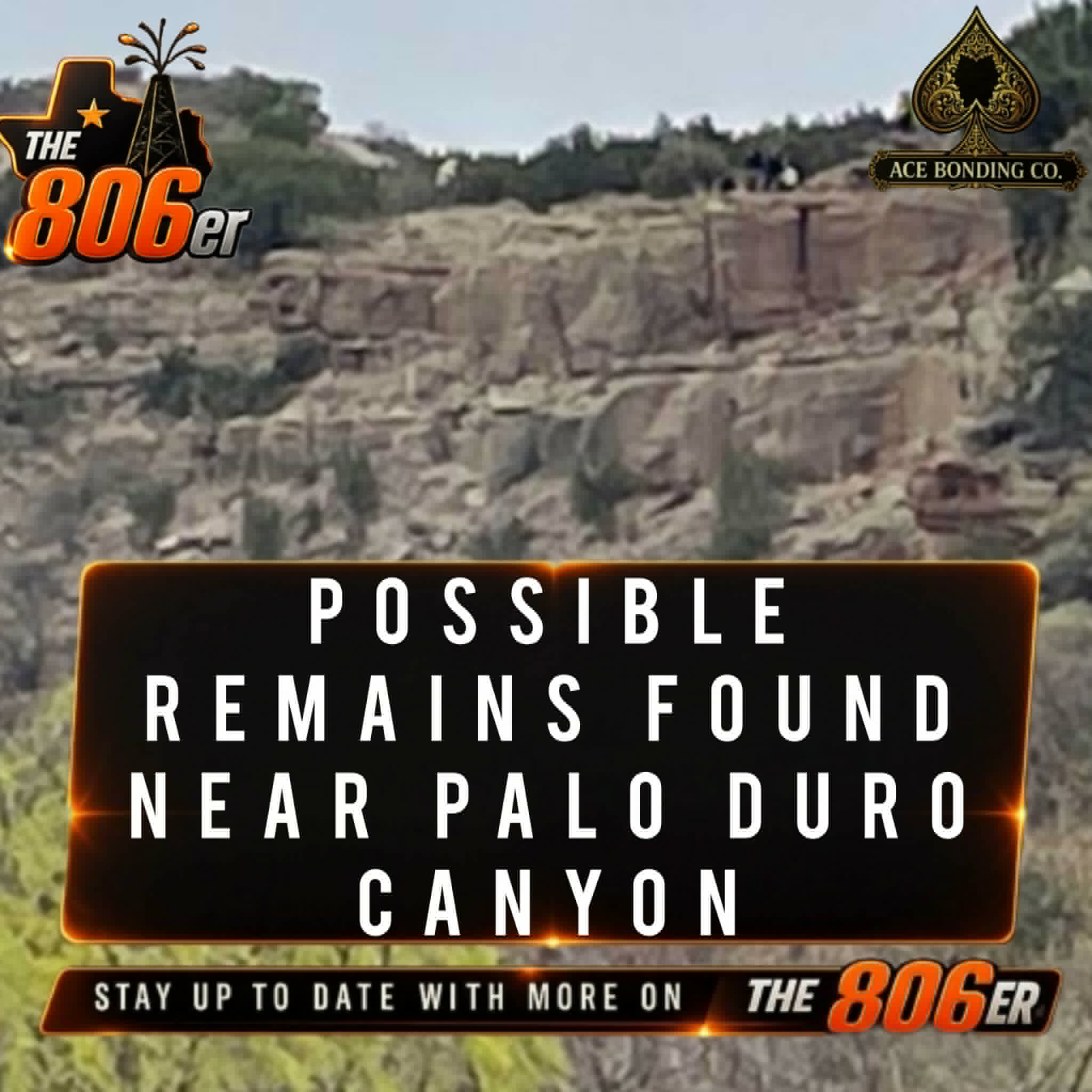 Possible Remains Found Near Palo Duro Canyon