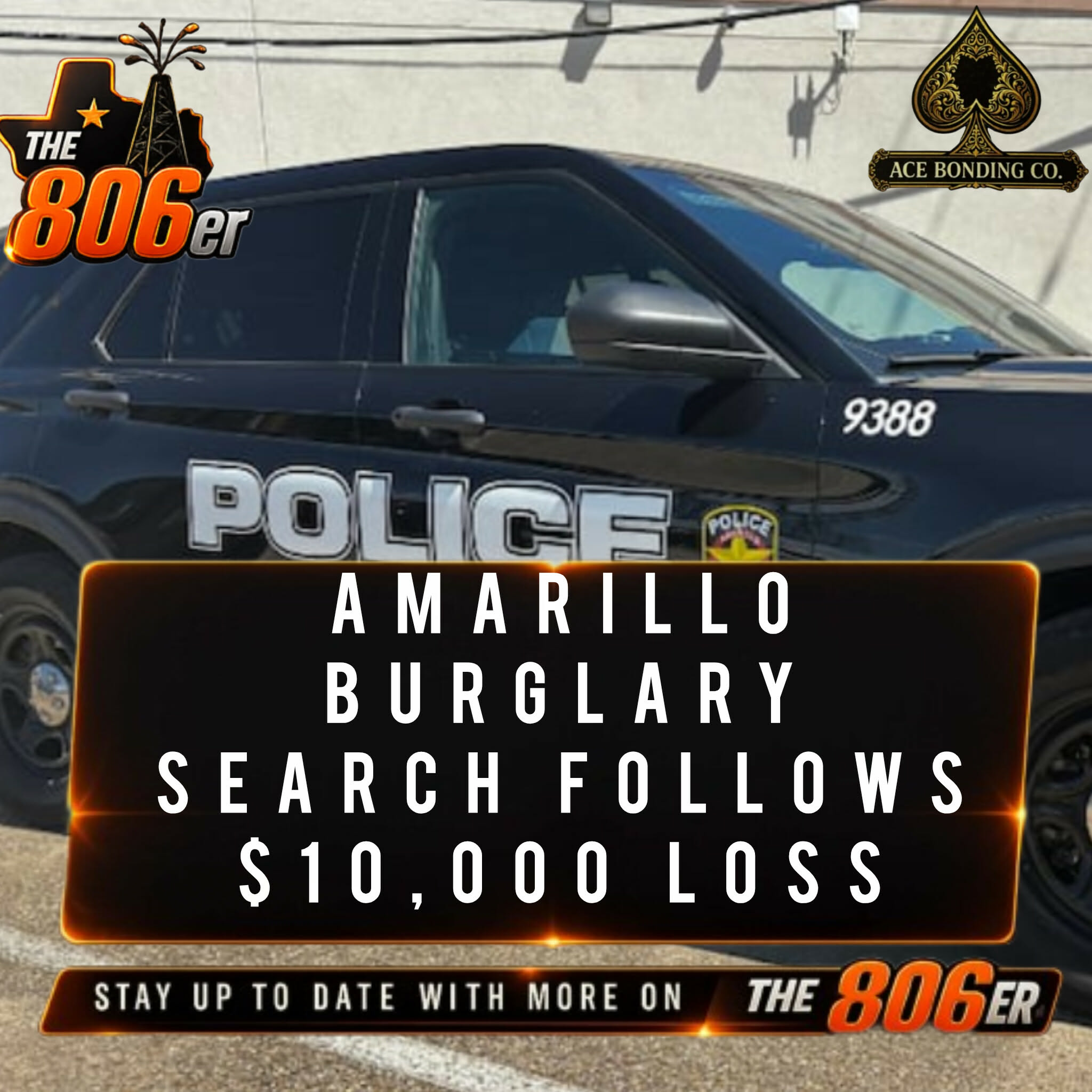 Amarillo Burglary Search Follows $10,000 Loss