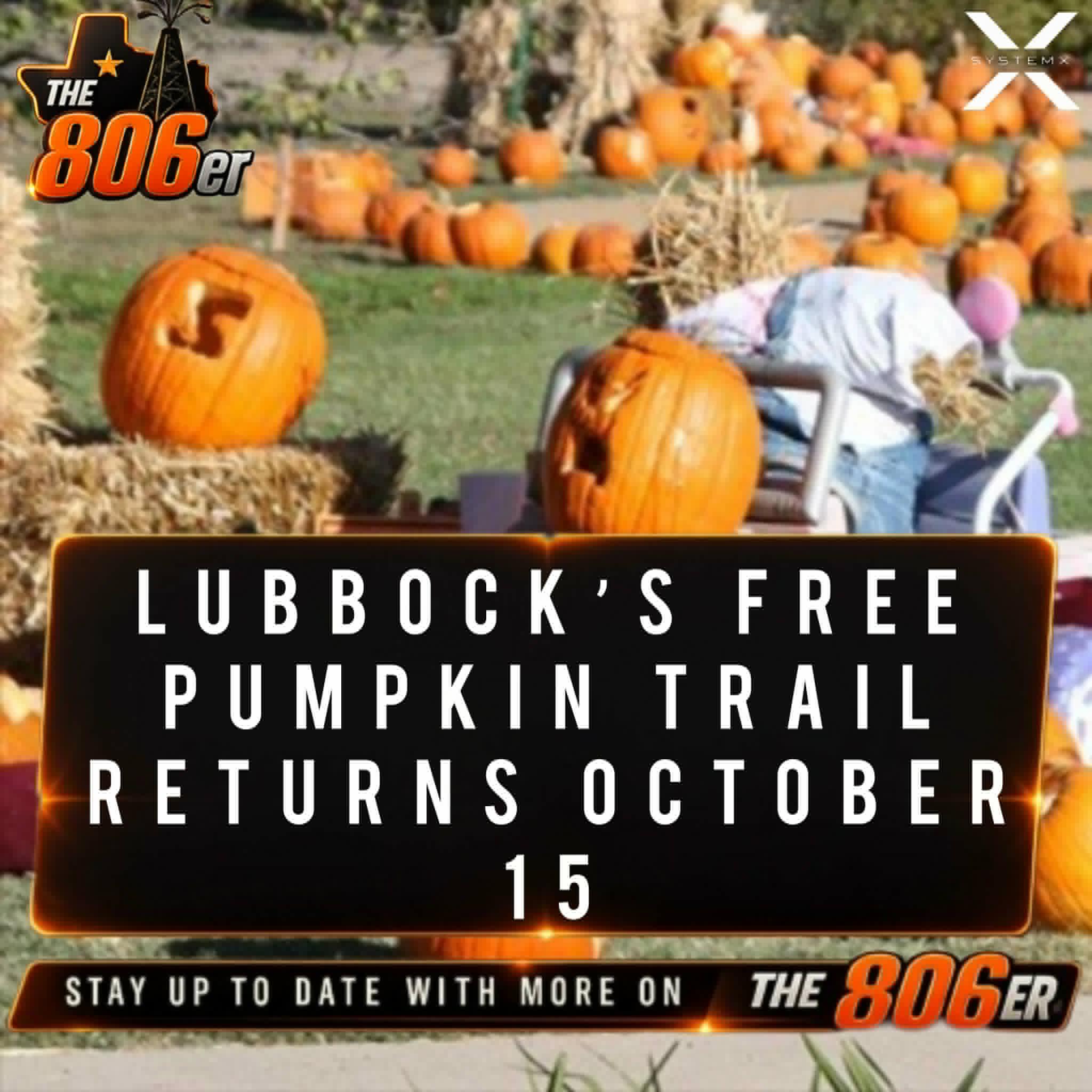 LUBBOCK’S FREE PUMPKIN TRAIL RETURNS OCTOBER 15