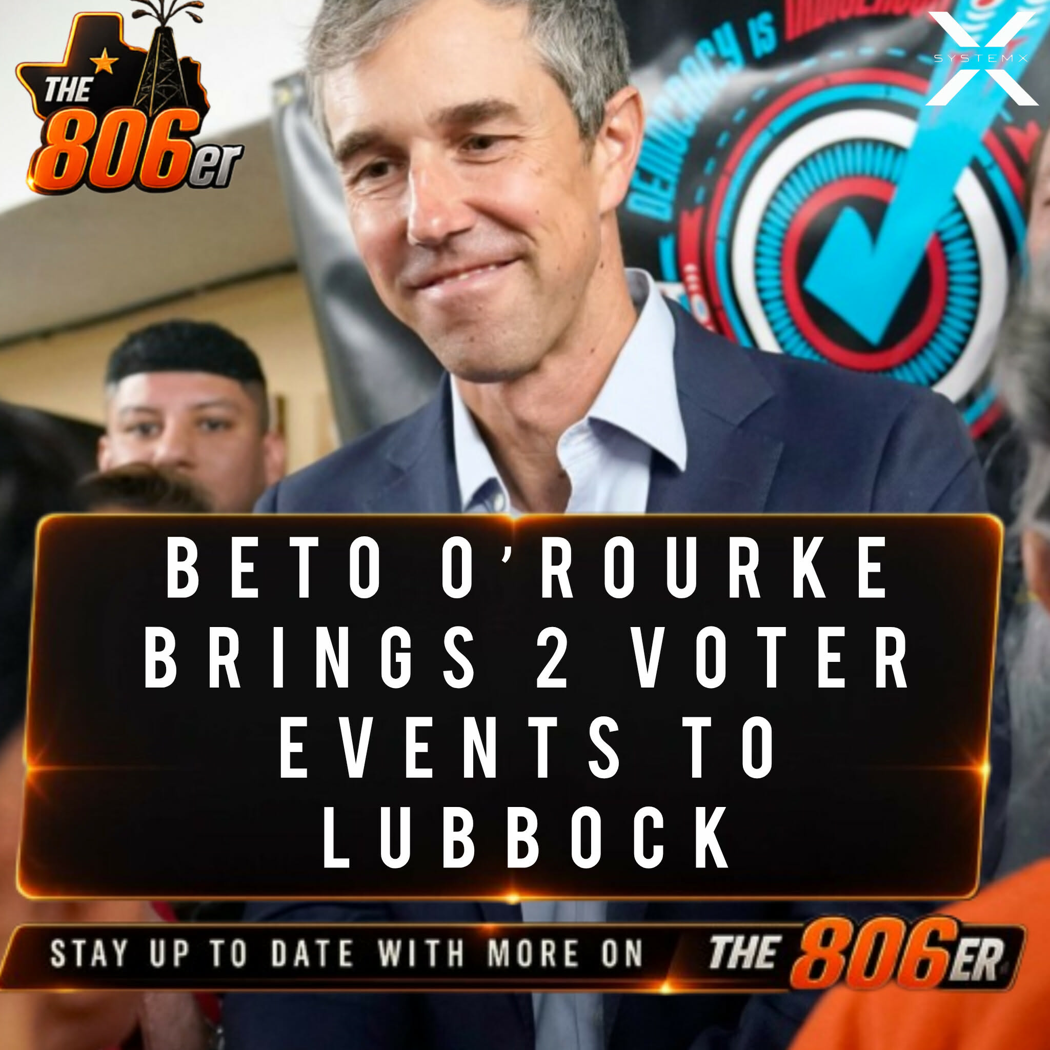 Beto O’Rourke Brings 2 Voter Events To Lubbock