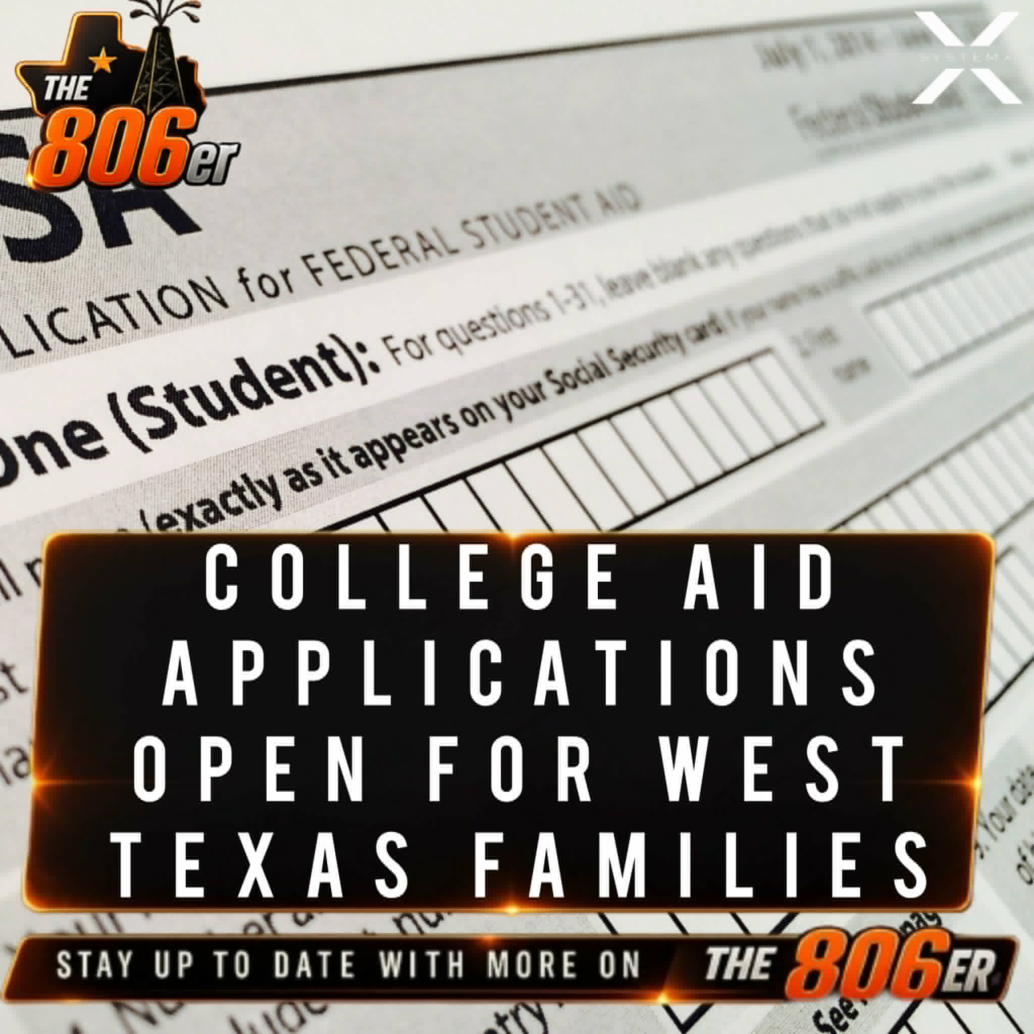 College Aid Applications Open For West Texas Families