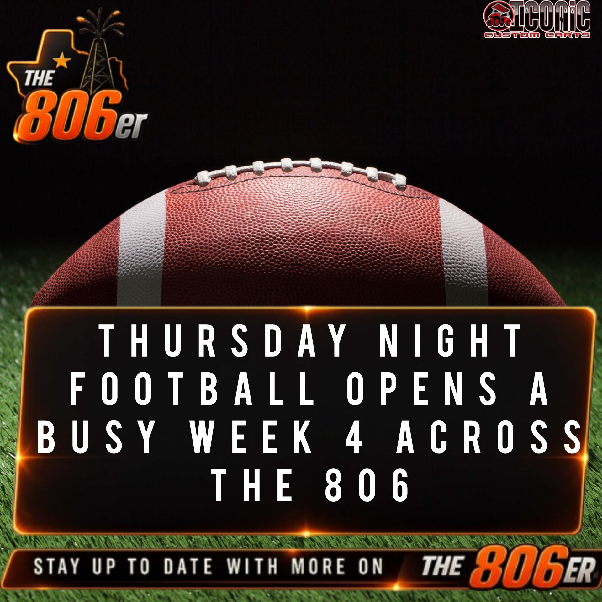 THURSDAY NIGHT FOOTBALL OPENS A BUSY WEEK 4 ACROSS THE 806