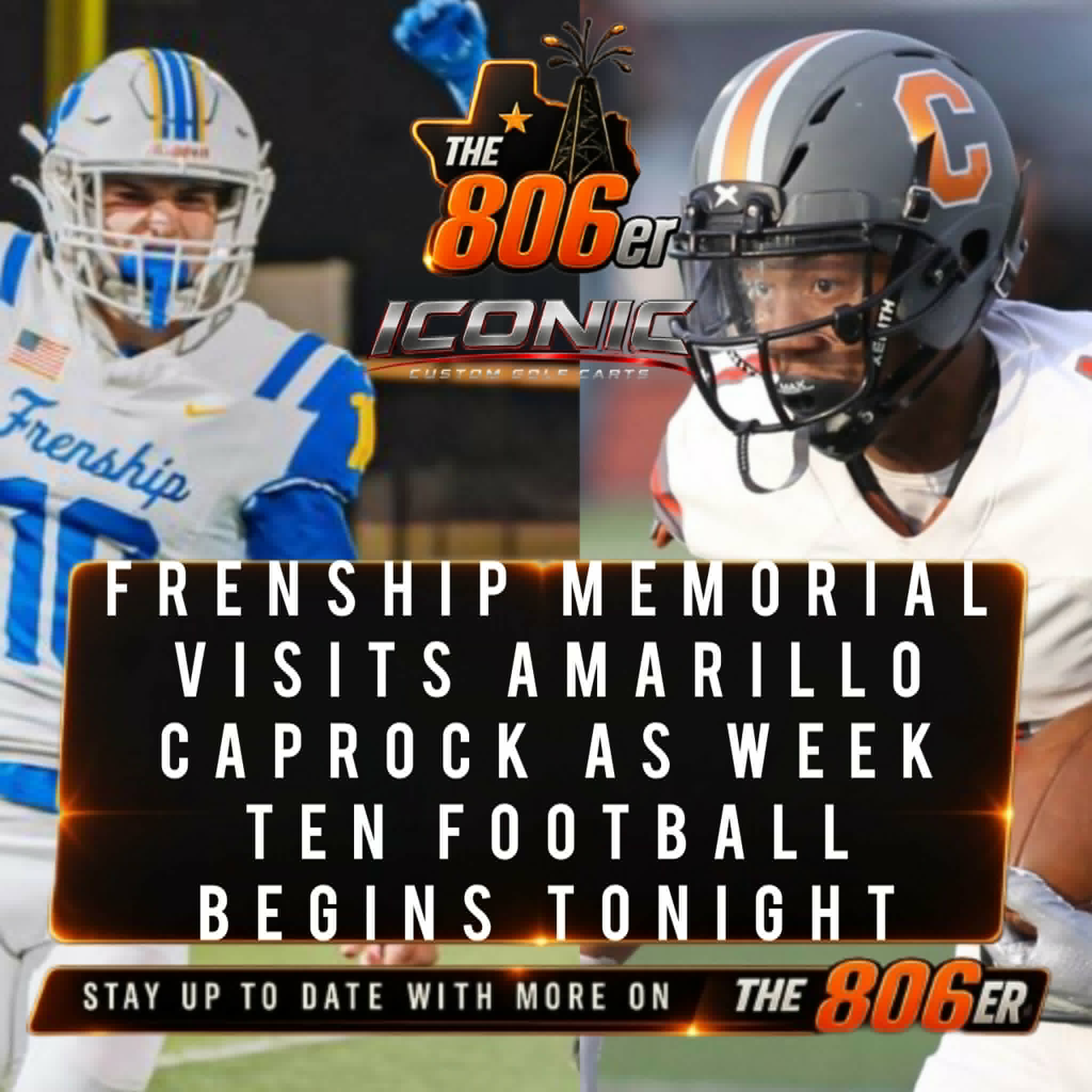 Frenship Memorial Visits Amarillo Caprock as Week Ten Football Begins Tonight