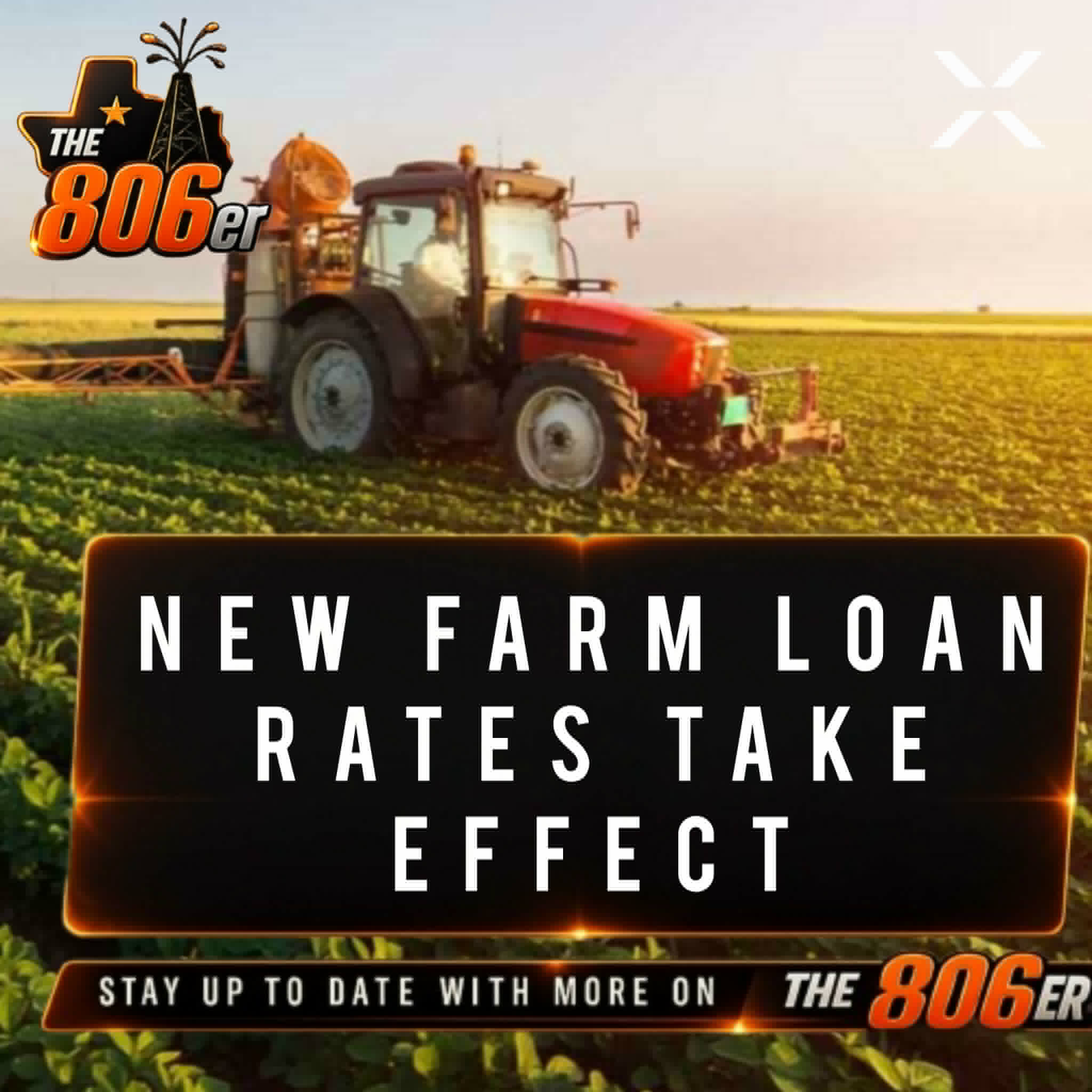NEW FARM LOAN RATES TAKE EFFECT