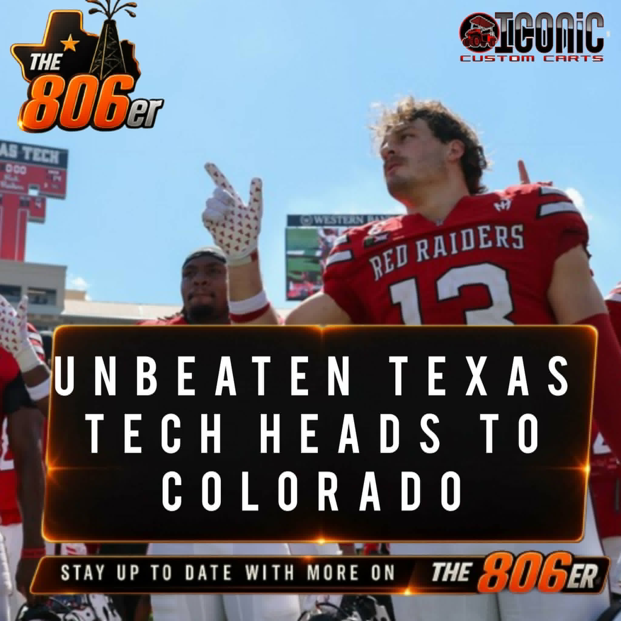 UNBEATEN TEXAS TECH HEADS TO COLORADO