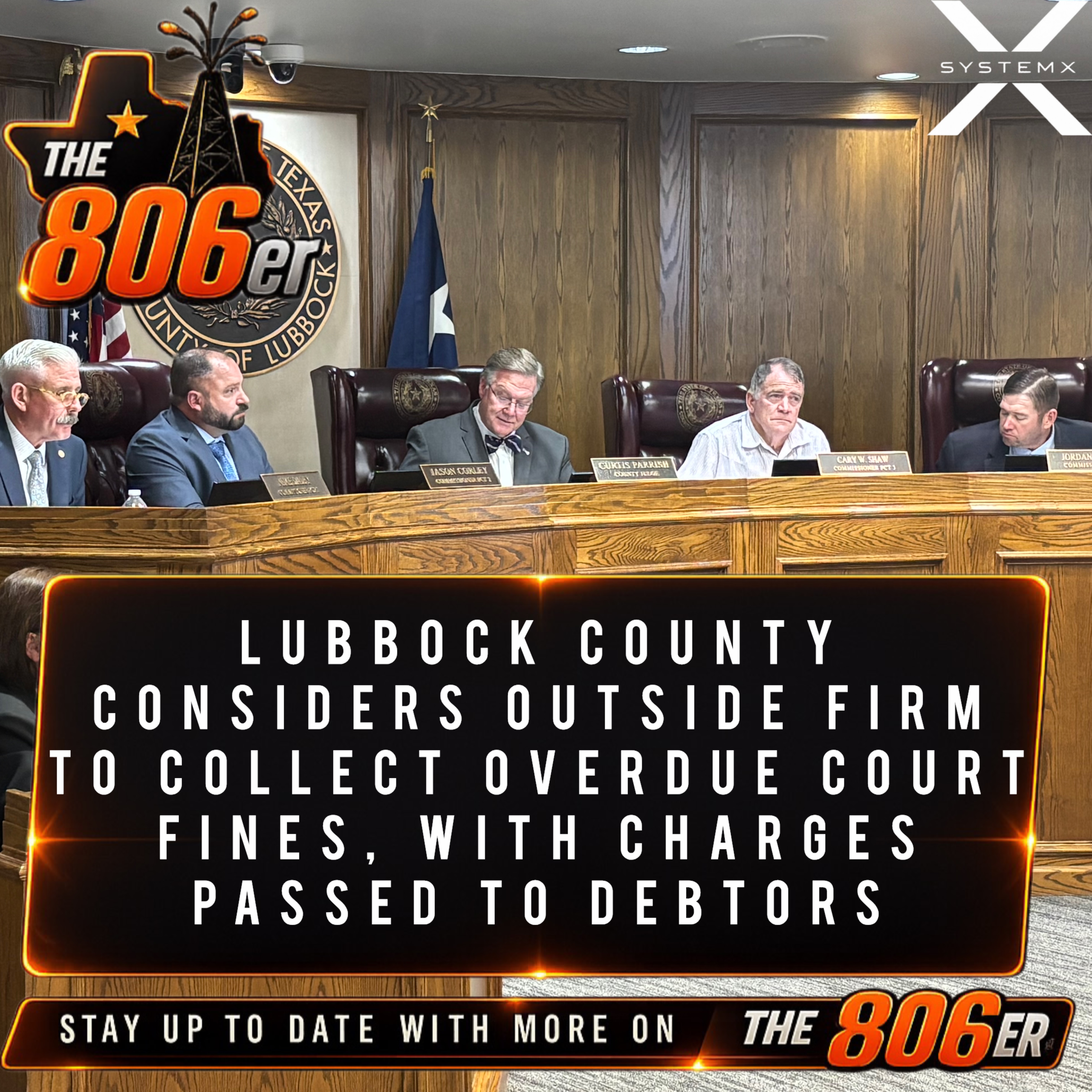 Lubbock County Considers Outside Firm to Collect Overdue Court Fines, With Charges Passed to Debtors