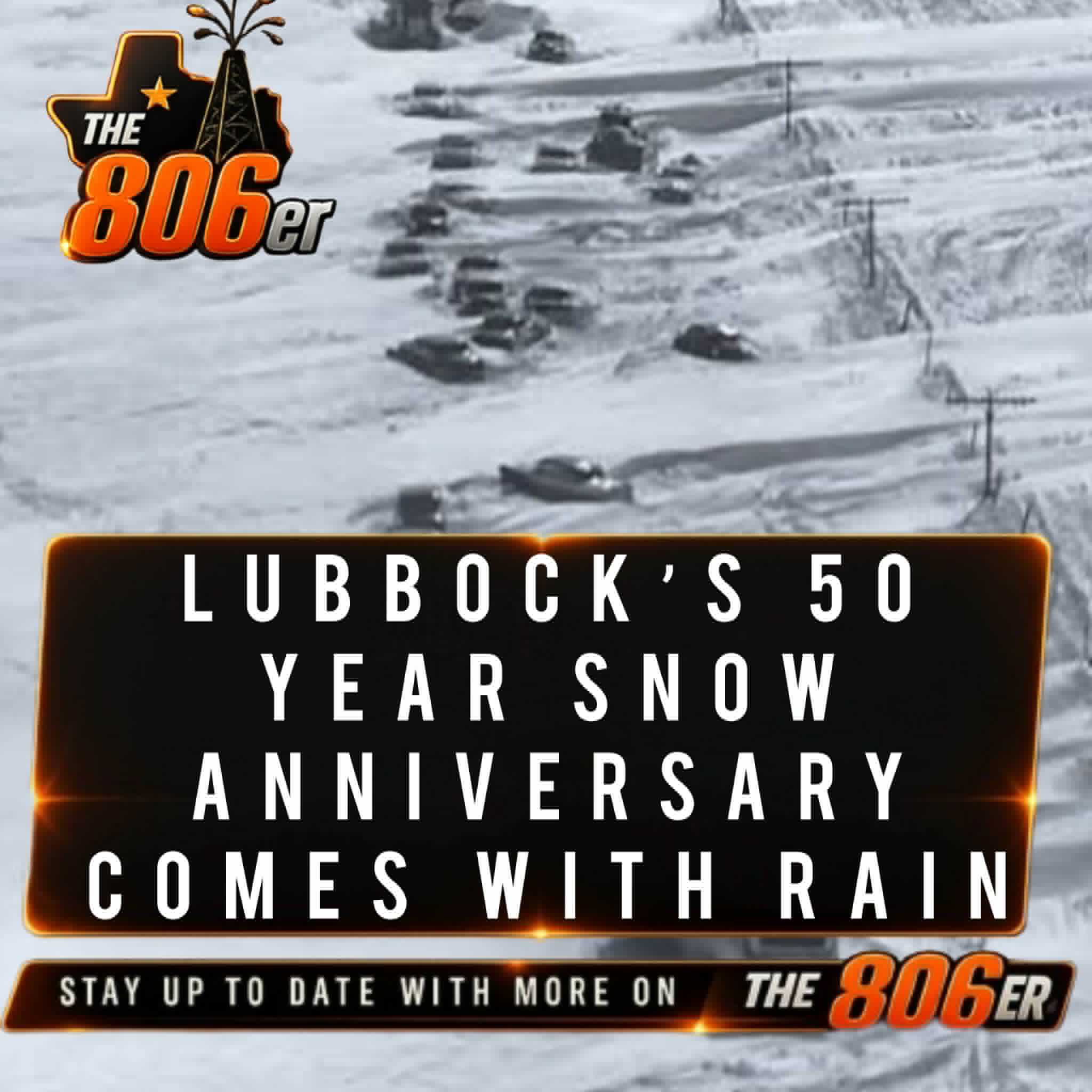 Lubbock’s 50 Year Snow Anniversary Comes With Rain