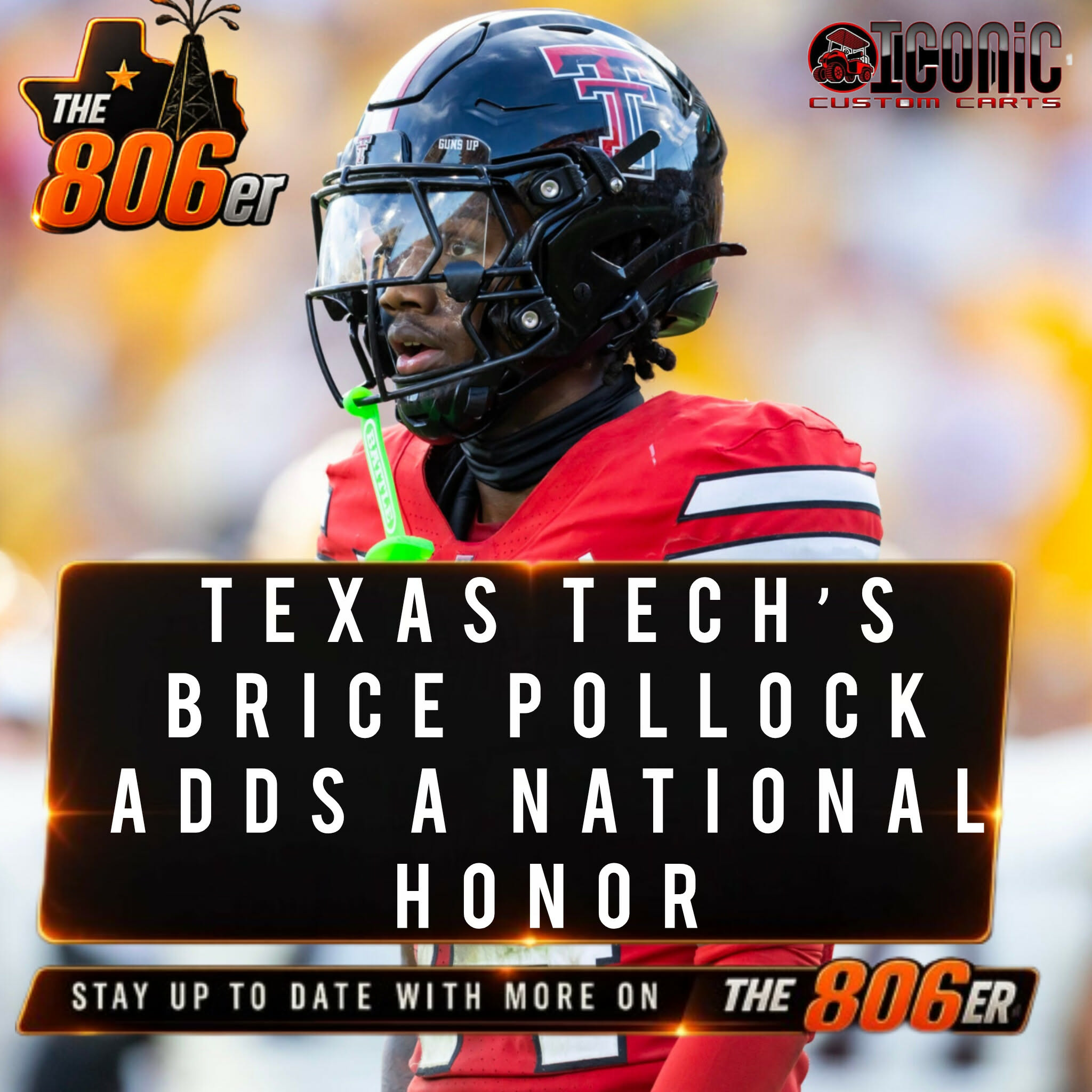 Texas Tech’s Brice Pollock Adds A National Honor