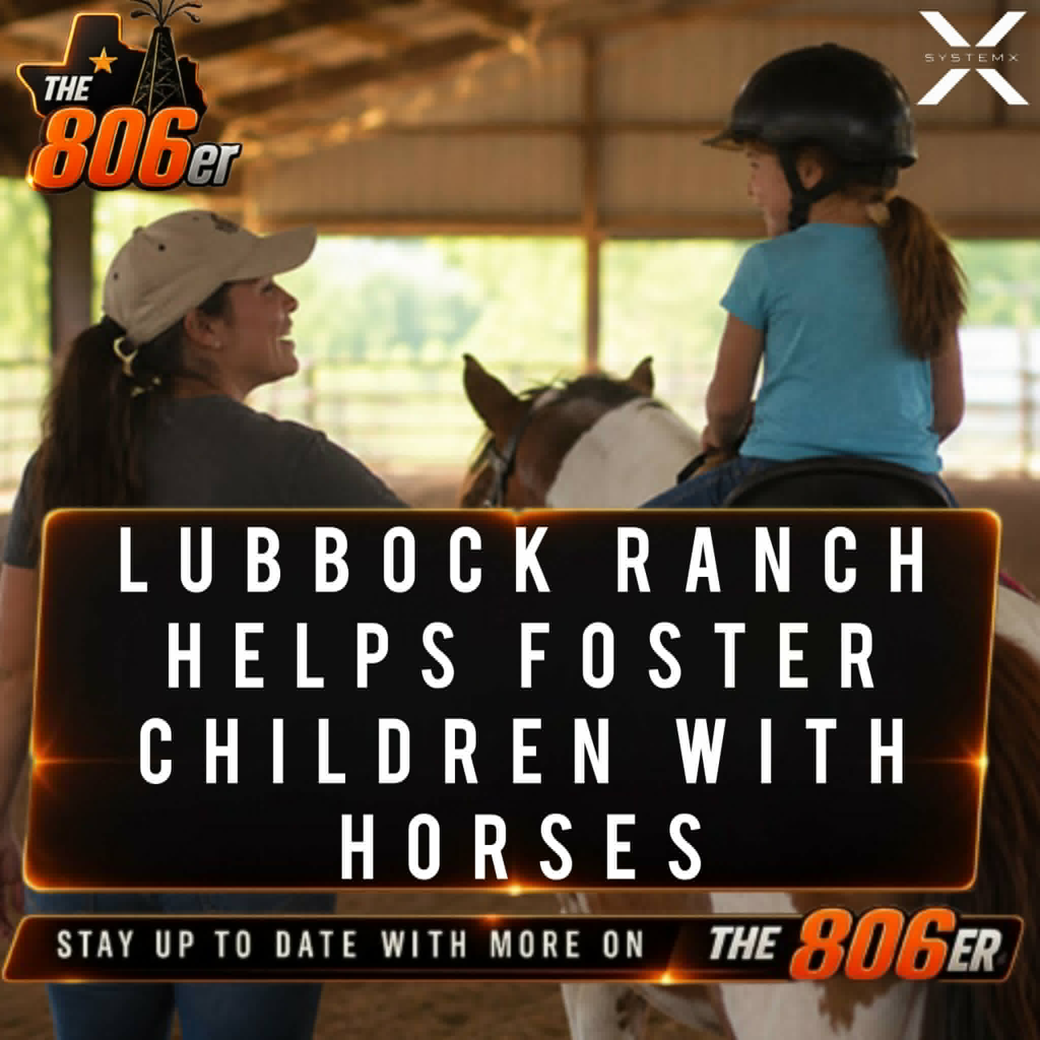 Lubbock Ranch Helps Foster Children With Horses