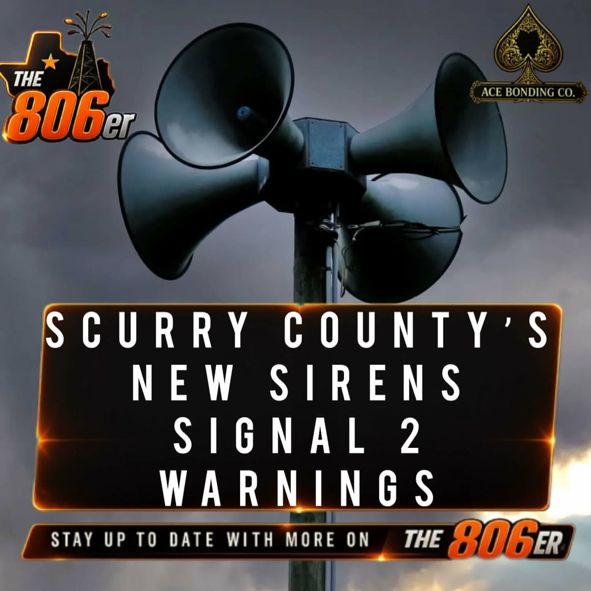 Scurry County’s new sirens signal 2 warnings