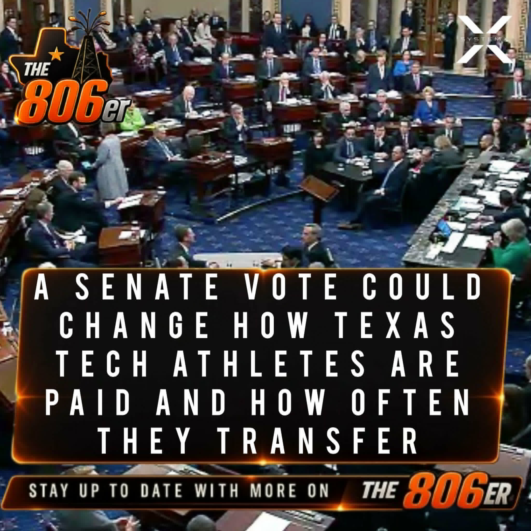 A SENATE VOTE COULD CHANGE HOW TEXAS TECH ATHLETES ARE PAID AND HOW OFTEN THEY TRANSFER