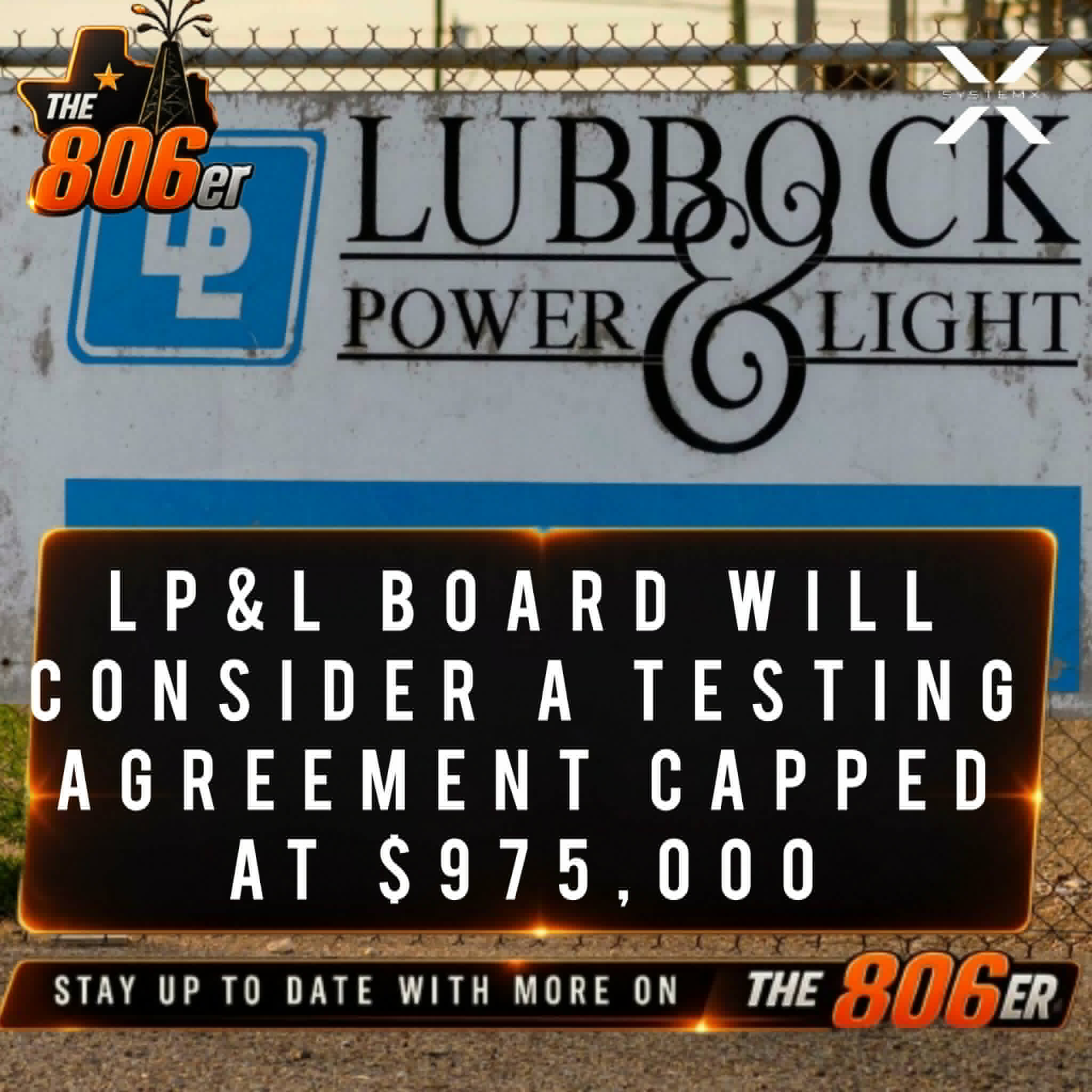 LP&L BOARD WILL CONSIDER A TESTING AGREEMENT CAPPED AT $975,000