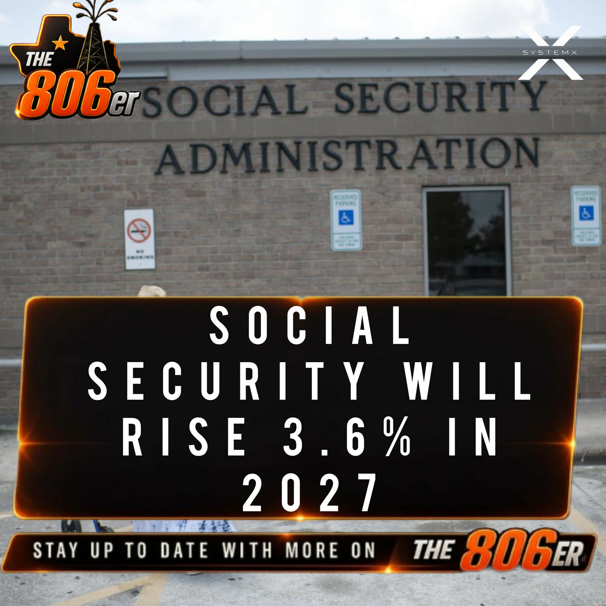 Social Security will rise 3.6% in 2027