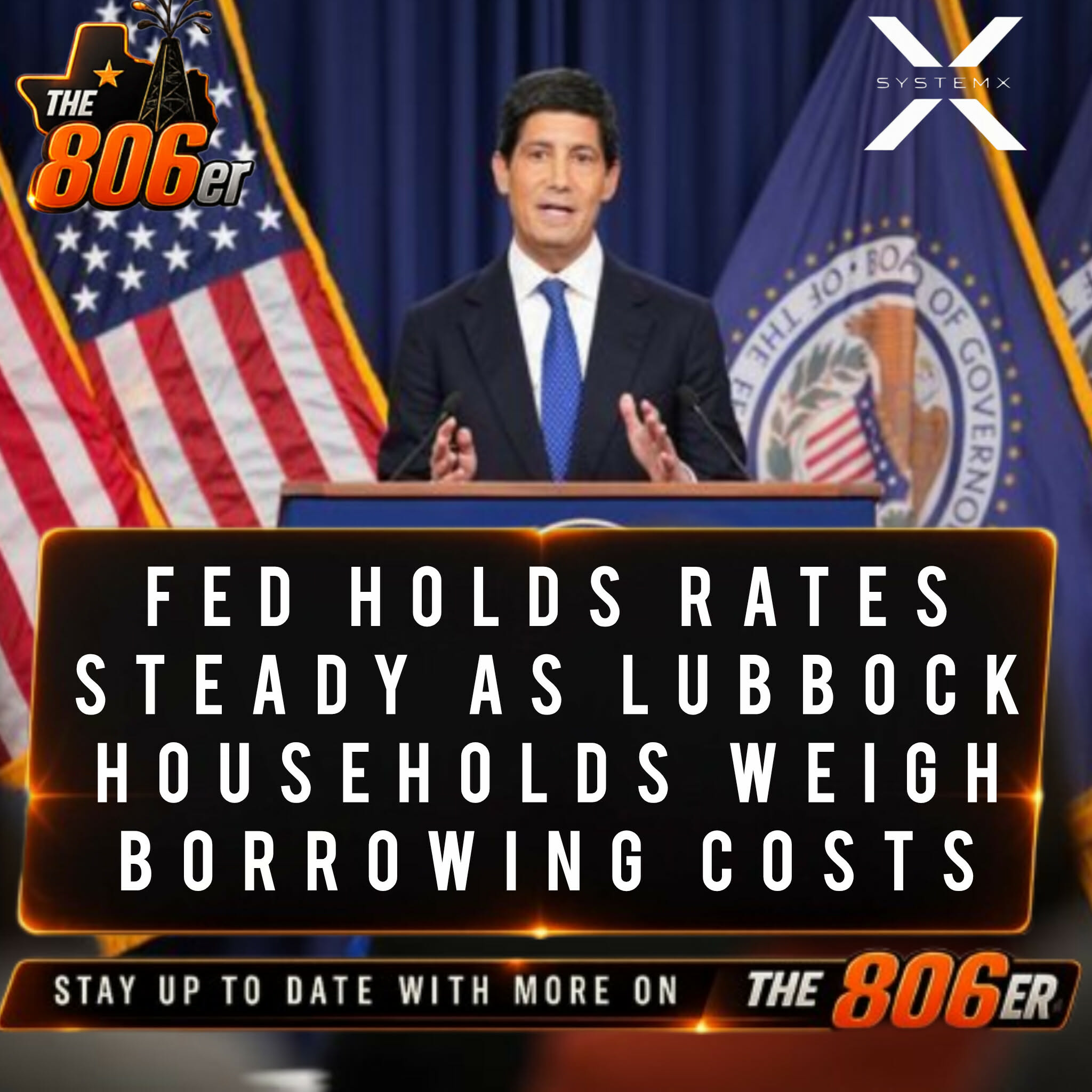 Fed Holds Rates Steady as Lubbock Households Weigh Borrowing Costs