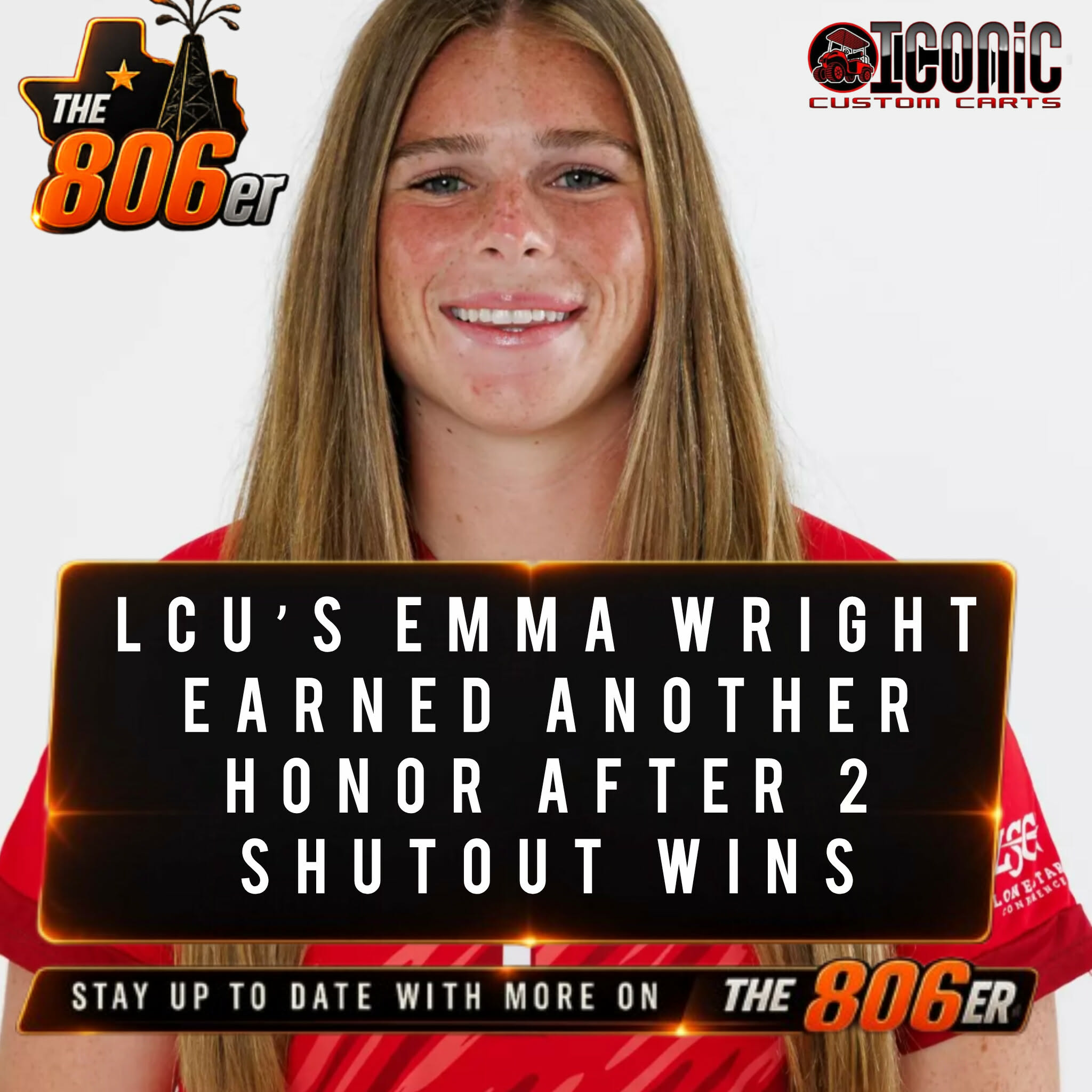 LCU’S EMMA WRIGHT EARNED ANOTHER HONOR AFTER 2 SHUTOUT WINS
