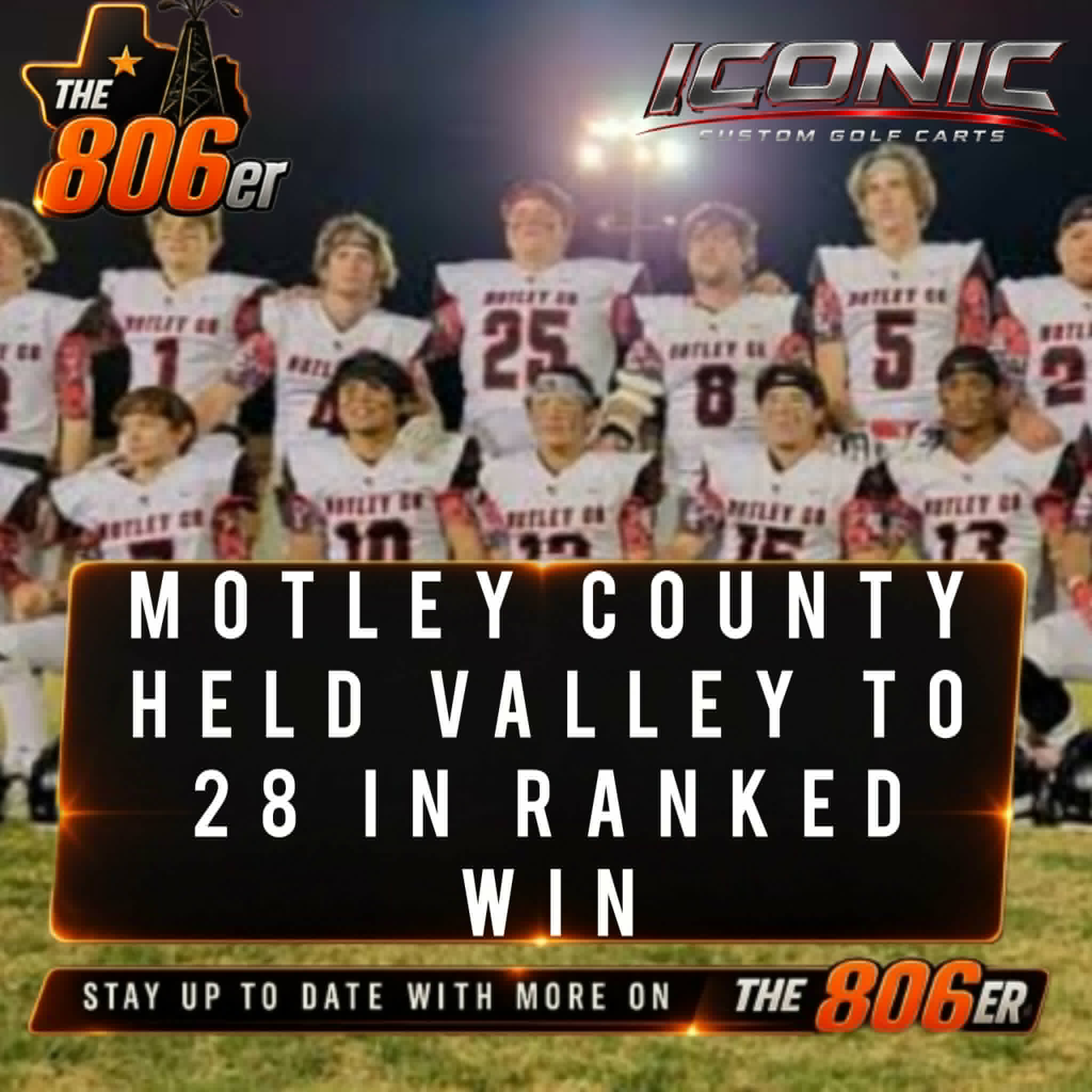 Motley County Held Valley to 28 in Ranked Win