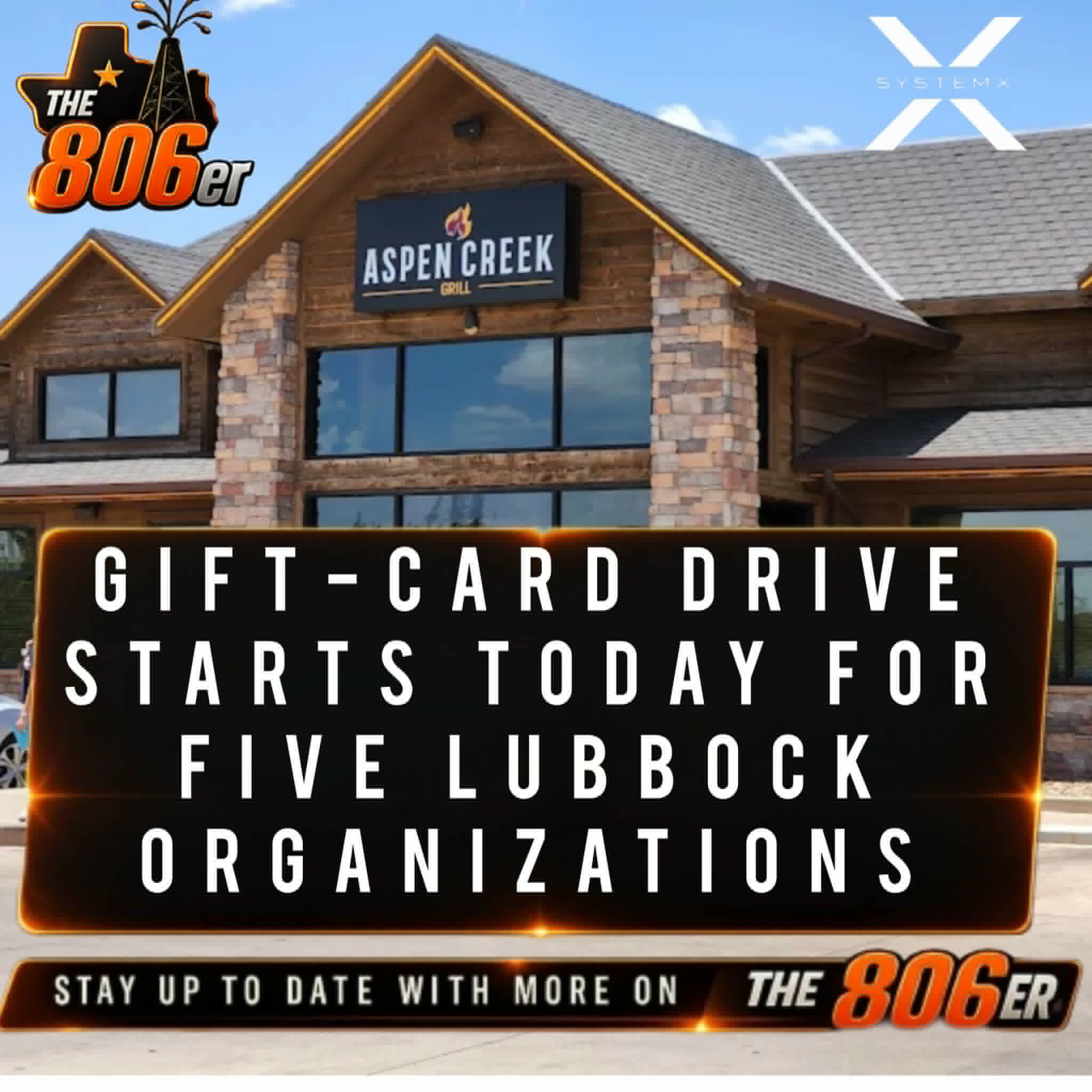 GIFT-CARD DRIVE STARTS TODAY FOR FIVE LUBBOCK ORGANIZATIONS