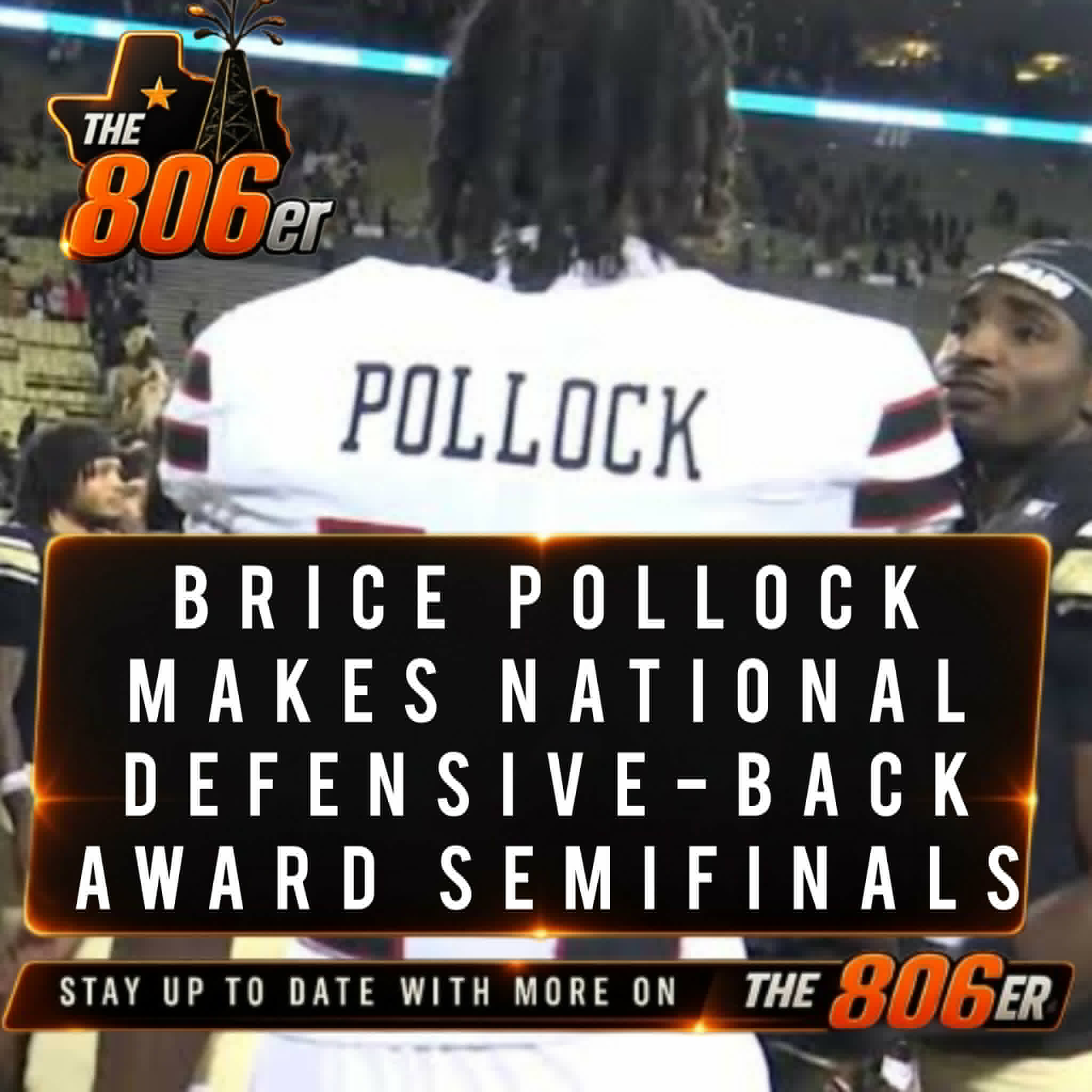 BRICE POLLOCK MAKES NATIONAL DEFENSIVE-BACK AWARD SEMIFINALS