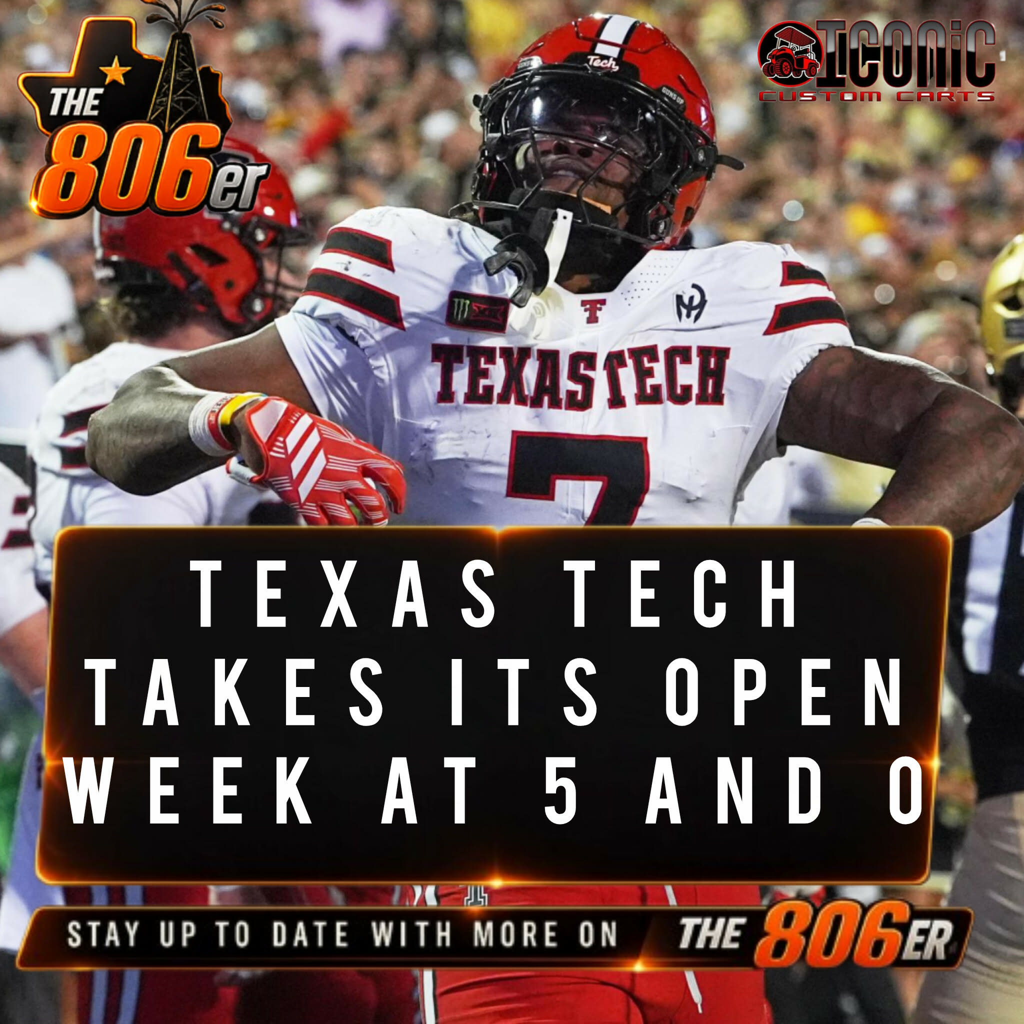 TEXAS TECH TAKES ITS OPEN WEEK AT 5 AND 0