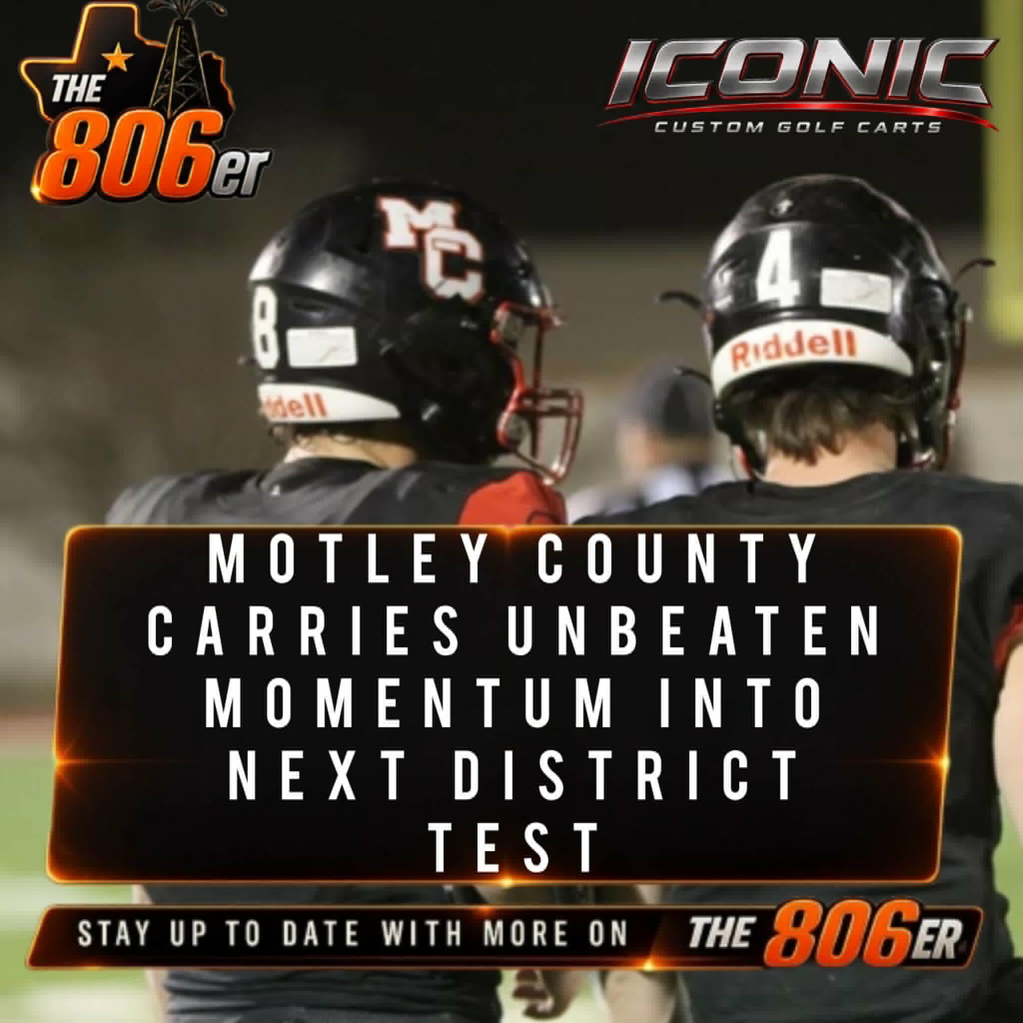 MOTLEY COUNTY CARRIES UNBEATEN MOMENTUM INTO NEXT DISTRICT TEST