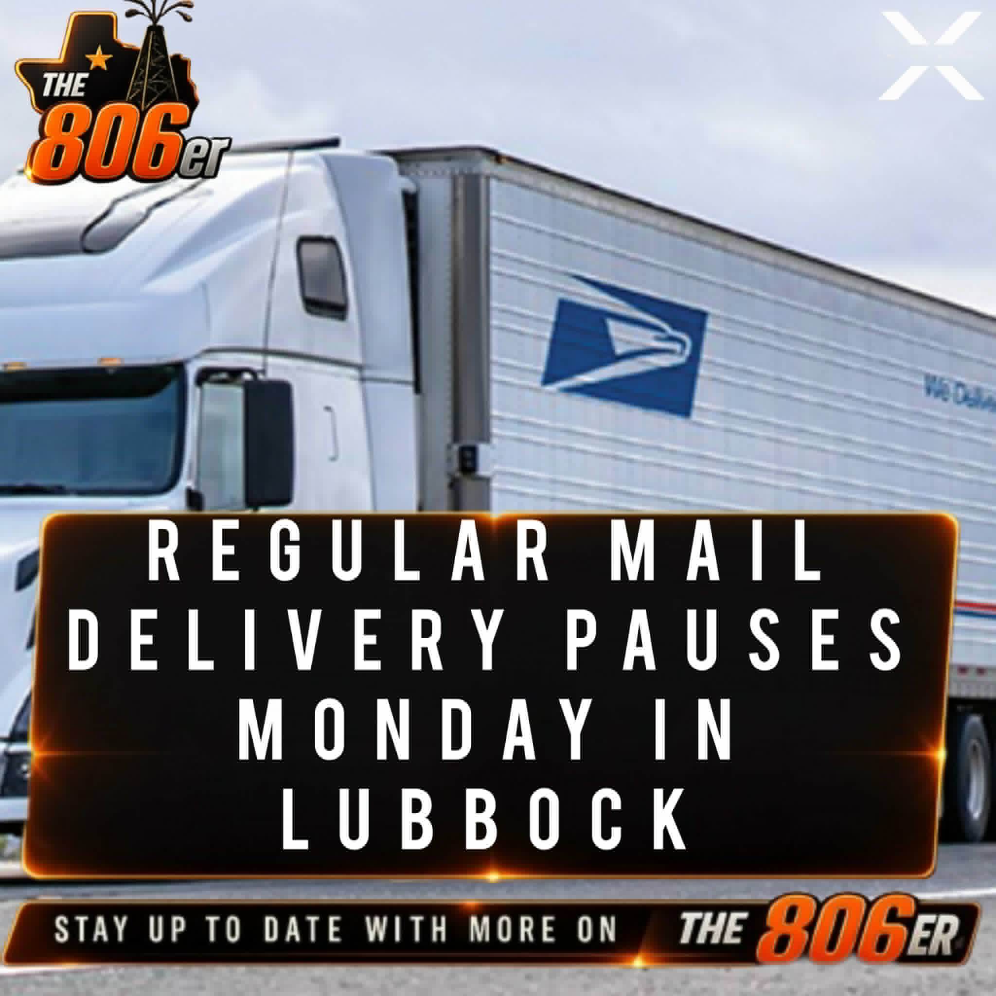 Regular Mail Delivery Pauses Monday In Lubbock
